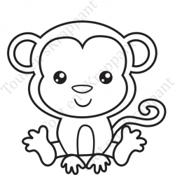 Tampon bébé singe