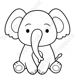 Tampon bébé Eléphant
