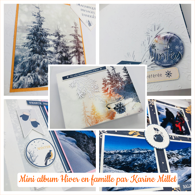Tutoriel mini album Bonheur en images - Le scrap de Marianne