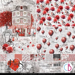 PARIS JE T'AIME  8 PAPIERS...