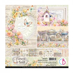 FLOWER SHOP  12 PAPIERS...