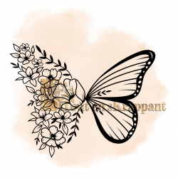 PAPILLON FLEURI