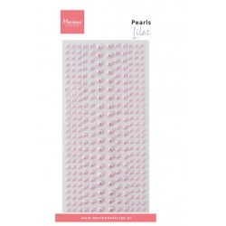 Perles adhésives lilas -...