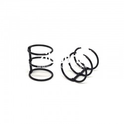 RELIURE 3 ANNEAUX 3 CM - NOIR