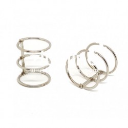 RELIURE 3 ANNEAUX 3CM -ARGENT