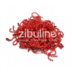 Chainette rouge mat