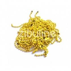 Chainette jaune mat