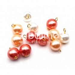 Mini boules camaieu corail