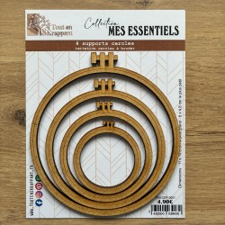 4 SUPPORTS A BRODER CERCLES