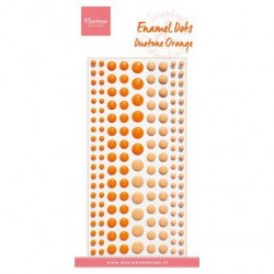 Enamel dots Orange - Qté 156