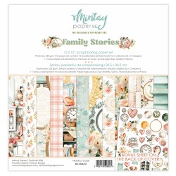 FAMILY STORIES 12 PAPIERS...