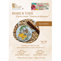 MAKE AND TAKE - CARTE RONDE...