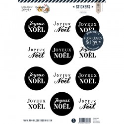 Stickers JOYEUX NOËL NOIR &...